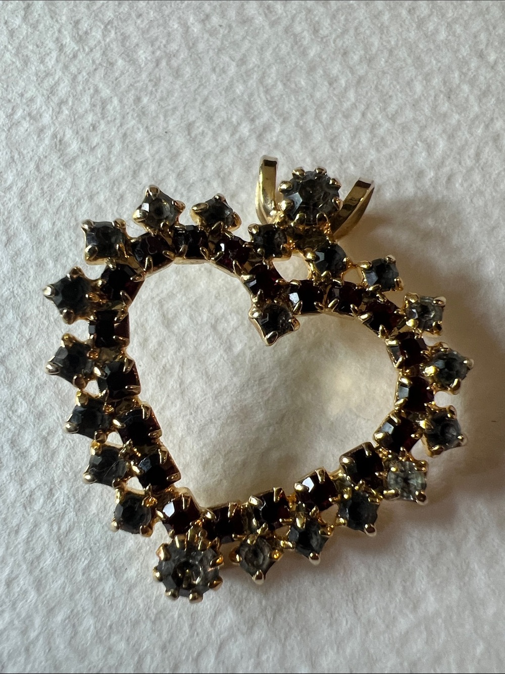 Gold-Tone Heart Pendant